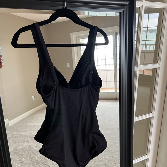 Sea Level Australia Black One-piece Bathing Suit with Adjustable Straps - Picture 2 of 2